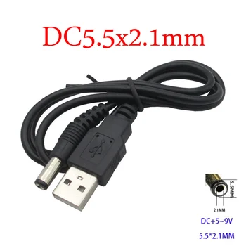 10vnt USB DC2.0x0.6mm DC2.5x0.7mm DC3.5x1.35mm DC5.5x2.1mm Maitinimo Kabelis, Skirtas Mobiliesiems,maršrutizatoriai,USB žibintai,USB ventiliatoriai,radiatoriai ir kt.