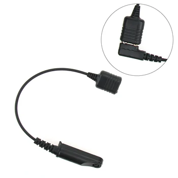 10XAudio Adapterio Kabelį K-Galvos 2 Pin Walkie Talkie, Ausinių Garsiakalbio Mic už Baofeng UV-9R Plius A58 UV-XR UV-5S GT-3WP UV-5R