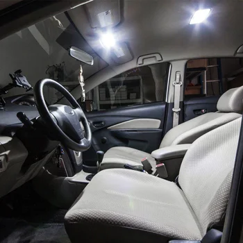 11x LED Vidaus apšvietimo Komplektas Tinka Toyota Camry 2002 2003 2004 2005 2006 Žemėlapį Dome Krovinių Durų Licencijos Lempa, automobilis led lemputės T10