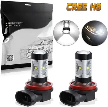 12/24V Labai Super Šviesus Canbus CreexbdChips H8, H11 30W 1400LM LED Rūko Lemputės, Plug-n-Play Cool White (paketas 2)