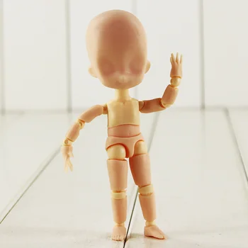 12,5 cm Kūno Kun Šviesiai Oranžinė Spalva Ver. PVC Veiksmų Skaičius, Kolekcionuojamos Lėlės Modelis Žaislas Su dėžute