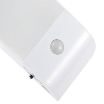 12 LED USB Įkrovimo Virtuvė PIR Judesio Jutiklis LED Šviesos Miegamasis Nešiojamos Belaidžio Sienos Lempos Naktį Šviesos diodų (LED) Žibintai Namų