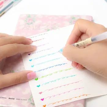 12 Vnt Spalvos Rašiklis Nustatyti 0,5 mm Gelio Rašiklis skirtas Rašyti Art Piešimo Rašikliai Žurnalinė Kortelės Priėmimo Japonijos Paprastas Gamtos Pen