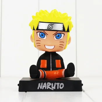 12cm Naruto Shippuden Pav Žaislai Bobble Vadovai Uzumaki Automobilių Apdailos Modelio Lėlės