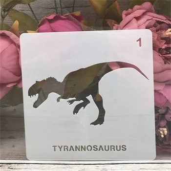 12Pcs/Daug 5inch Dinozaurų 12 Rūšių 
