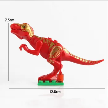 12pcs/daug Dinozaurai iš Juros periodo Pasaulio kino Žaislas 