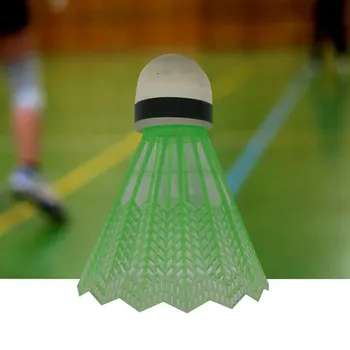 12pcs Spalvinga Badmintono Kamuoliukai Nešiojamų Pagalbinės Produktai Sporto Mokymo geležinkelio Lauko Reikmenys