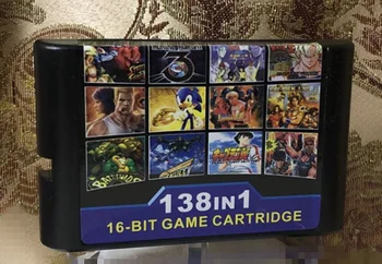 138 1 Karšto Surinkimo Žaidimas SEGA GENESIS MegaDrive 16 bitų Žaidimų Kasetė PAL ir NTSC Žaidimų konsolės Versija