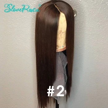 13X4 Jet Black #1 #2 #4 Tiesiai Nėriniai Priekiniai Žmogaus Plaukų Perukai Už juodaodžių Moterų 130% Brazilijos Remy Plaukai Balinti Mazgų Slove Rosa