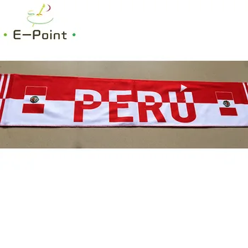 145*16 cm Dydžio Peru Futbolo Rinktinės Šaliką Gerbėjai 2018 M. Pasaulio Futbolo Čempionatas Rusijoje du kartus susidūrė su Aksomo Medžiagos