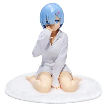 14cm Anime Balti marškiniai Rem Pav Re:Gyvenimas kitame Pasaulyje Nuo Nulio rem Figur Rem Veiksmų Skaičiai PVC Kolekcijos Modelis Žaislas