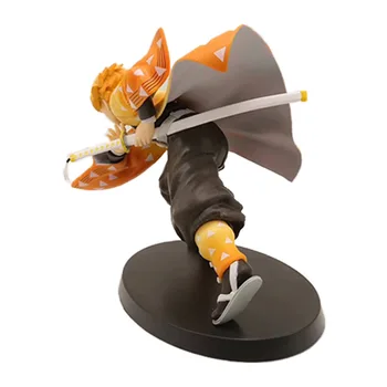 15cm Anime Demon Slayer Veiksmų Skaičiai Atkreipti Kardas Agatsuma Zenitsu Statulėlės Kimetsu Nr. Yaiba Figura PVC Kolekcijos Modelis Žaislai