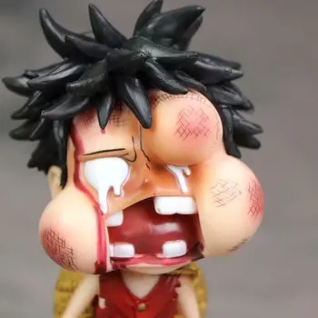 15cm Anime Veiksmų Skaičius, Žaislų Vienas Gabalas Beždžionė D Luffy Pav Verkti Luffy Duomenys PVC Pavara 4 Transformuoti Luffy Žaislai, Lėlės Modelis Dovana