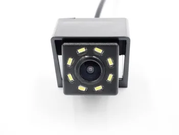170 Laipsnių Objektyvas 8LED Automobilio galinio vaizdo kamera Ssangyong nauja Actyon Korando CCD Naktinio Matymo Atsarginės Grįžtamieji Parkavimo Kamera