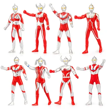 17cm Tėvas, Mama Ultra Ultraman Jack Ace Taro Septynių Zoffy Veiksmų Skaičiai PVC Kolekcijos Modelis Žaislai, Vaikų Poilsio dovanos