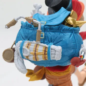 18cm Anime One Piece luffy su 3 skrybėlės ace skrybėlę sabo skrybėlę PVC Veiksmų Skaičiai Modeliai žaislas