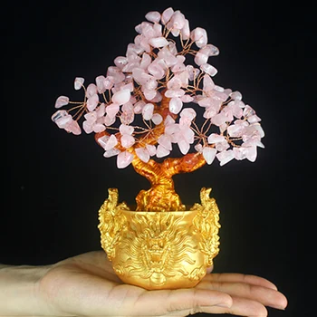 1Pc Feng Shui Pinigų Laimingas, Turtingas Medžio Amatų, Gamtos Kristalas 