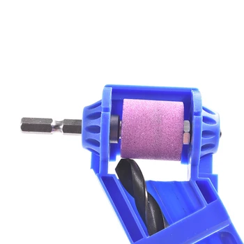 1Pc Mėlynos arba Oranžinės spalvos Korundo Šlifavimo Ratas Bitų Įrankis Nešiojamasis Grąžtas Drožtukas Twist Drill Bit Galandimo Mašina 2-12.5 mm