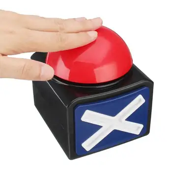 1pc Įdomus Raudona Žaidimą Atsakyti Buzzer Alarm Mygtuką Dėžutė Su Žaislų Streso, Šviesos, Garso Mygtuką, Nr. Žaidimas Šeimos Didelės Angos Taip Atleisti Pr C4I9
