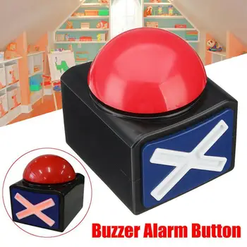 1pc Įdomus Raudona Žaidimą Atsakyti Buzzer Alarm Mygtuką Dėžutė Su Žaislų Streso, Šviesos, Garso Mygtuką, Nr. Žaidimas Šeimos Didelės Angos Taip Atleisti Pr C4I9