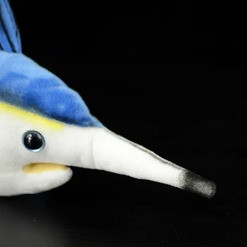 1Pcs 45cm Mielas blue marlin statulėlės modeliavimas marlin žuvų pliušinis žaislas modeliavimas gyvūnų pliušinis žaislas Tunų baby doll dovana