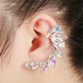 1pcs naujas mados kristalų auskarai stud auskarai moterims, madingų kairės ausies segtukas moterų mados, papuošalai, dovanos, didmeninė ausies stud