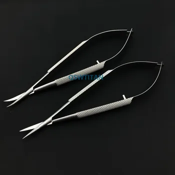 1pcs Nerūdijančio plieno Žirklės oftalmologijos microsurgical instrumentai, chirurginės Žirklės