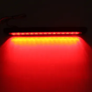 1Pcs universalus LED Stop Uodegos Šviesos Plokštelę Atgal Ultra-Slim Priekabos Sunkvežimių UTE Indikatorių geltona raudona balta Šviesos 10-30 V