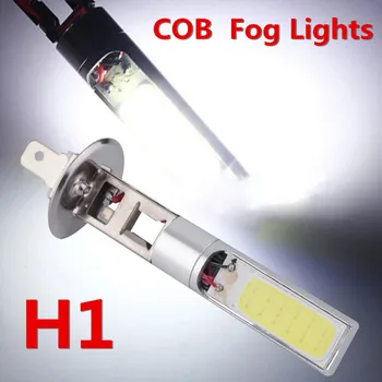 1PCS X H1 7.5 W COB LED Didelės Galios Xenon Baltas Automobilis Automatinis Šviesos Šaltinis, Rūko žibintai DRL Dieniniai Tolimosios šviesos Lemputės 6000K DC12V