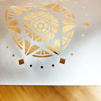 1piece 30*30 cm,Sakralinės Geometrijos Trafaretas dažymui,Geometrijos šabloną, medienos dažymas,Baldų,Amatų,Namų Dekoro#798