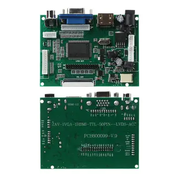 1Set LCD TTL LVDS duomenų Valdytojas V+H Vairuotojo Lenta HDMI-VGA 2AV 50 iki 60PIN Modulis