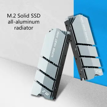 1Set M. 2 SSD NVMe NGFF Šilumos Kriaukle Aliuminio Heatsink su Šiluminę Pagalvėlę M2 2280 R9JA