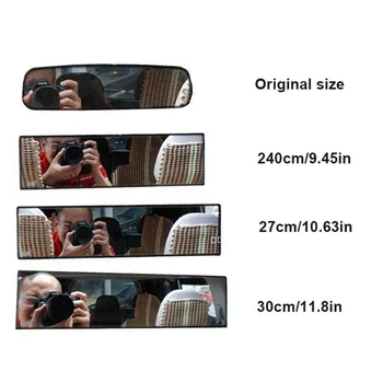 1X 300/270/240mm Didelis Vizija Galinio vaizdo Veidrodėlis Blind spot Panoraminis Anti-akinantys veidrodis Padeda veidrodis, Automobilių Reikmenys