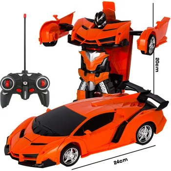2 1 Elektrinis Vieną pagrindinių Pertvarkos RC Automobilio Modelį Žaislas Nuotolinio Valdymo Deformacijos Automobilių Sporto Transporto priemonės Robotai Žaislai Berniukas Vaikas