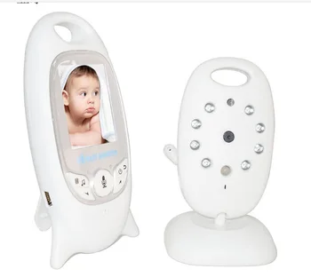 2.4 G bevielio Vaizdo 2.0 colių Spalvotas Baby kūdikio stebėjimo Kamera 2 Būdas Kalbėti IRTemperature monitorius su 8 Lopšinė NightVision