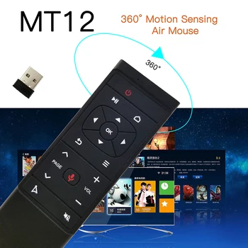 2.4 G Oro Pelės Balso Paieška Nuotolinio Valdymo Gyro Belaidžio IR Skristi Aero Pelės Xiaomi TV Stick 