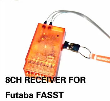 2.4 GHz 8CH FT8RSB Imtuvas Futaba FASST Suderinama
