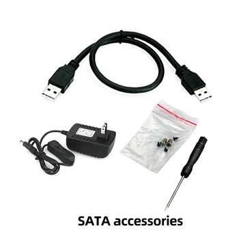2.5 / 3.5 colių USB 3.0 5Gbps į SATA Prievado SSD Kietąjį Diską Talpyklos USB 2.0 480Mbps HDD Atveju Išorinio Kietojo Kietojo Disko Dėžutė