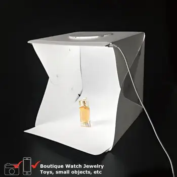2 LED Lankstymo Švieslentę 30*30cm 4 Spalvų Nešiojamų Fotografija, Foto Studija Difuzinis Softbox Šviesumo Šviesos Langelį DSLR Fotoaparatas