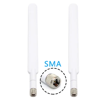 2 Vnt 5 dBi 4G LTE Antenos Kryptinės Antenos SMA Male LTE Maršrutizatorių Išorės Antena 