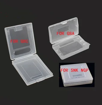 20 VNT skaidraus plastiko atvejais, Nintendo, GBC GBP Ir gameboy Advance GBA SP GBM GBA Žaidimus Kortelės Kasetės dėžutės