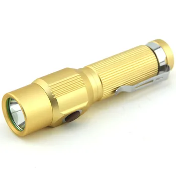 2000LM 3 Režimai Įkraunamas Mini LED Žibintuvėlis Žibintuvėlis Su Įrašo (18650 Baterija nepridedama) Juodos Rudos, Aukso 3 Spalvų