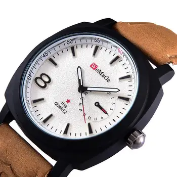 2016 Naujų Verslo Mados Atsitiktinis laikrodžiai Vyrams Prabangos Prekės WoMaGe Kvarco žiūrėti Žmogus atviras laipiojimo Sporto Kariniai laikrodžiai