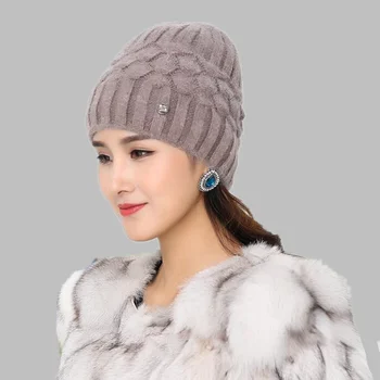2017 Beanies skullies moteris rudens ir žiemos bžūp mergina megztos kepurės moterims, šilta kepuraitė skrybėlę gorro ponios žiemos vilnos kepurės kaulų