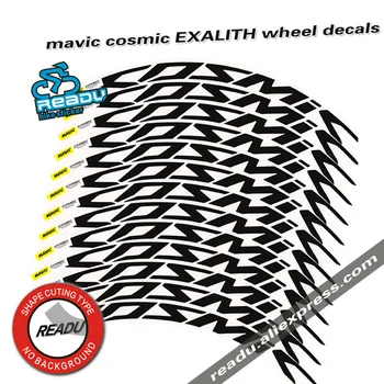 2017 mavic cosmic EXALITH Kelių Dviratį Aširačio lipdukai 700C dviračių ratlankių lipdukai Pora ratlankio gylis 40mm 52mm lipdukai
