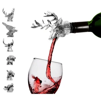 2018 m. Europos stiliaus vyno mediniai Aukštos klasės prabangos vietoje metalo elnių galvos vyno raudona romantiška asmeninį vyno kamščiu užsakymą