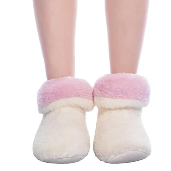 2018 Naujas Didmeniniams Moterų Storio Pliušinis Namų Batai Pliušinis Patalpų Grindų batai Žiemos Koja Šilčiau Minkšto dugno batai
