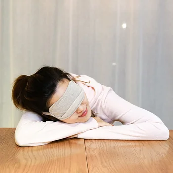 2018 Originalus Xiaomi 8H Akių kaukė Kelionių Biuras Miega Poilsio Pagalbos Nešiojamų Kvėpuojantis Miego Akiniai Padengti Jaustis cool ledo Medvilnės
