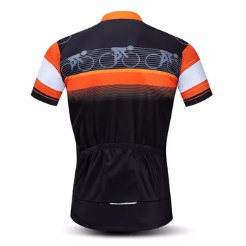2019 Dviračių Džersis vyrų Dviračių Džersis Kalnų keliu, MTB dviračių viršūnes Pro Komandos Ropa Maillot Ciclismo Lenktynių marškinėliai kvėpuojantis oranžinė