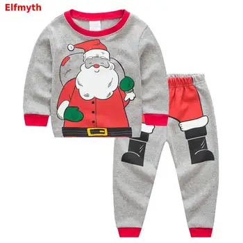 2019 Kalėdų Pižama Pižamos vaikų Berniukų Drabužiai Pajama Nustatyti Dinosaurios Enfant Pijama Infantil Vaikams Berniukas Animaciją Pižamą